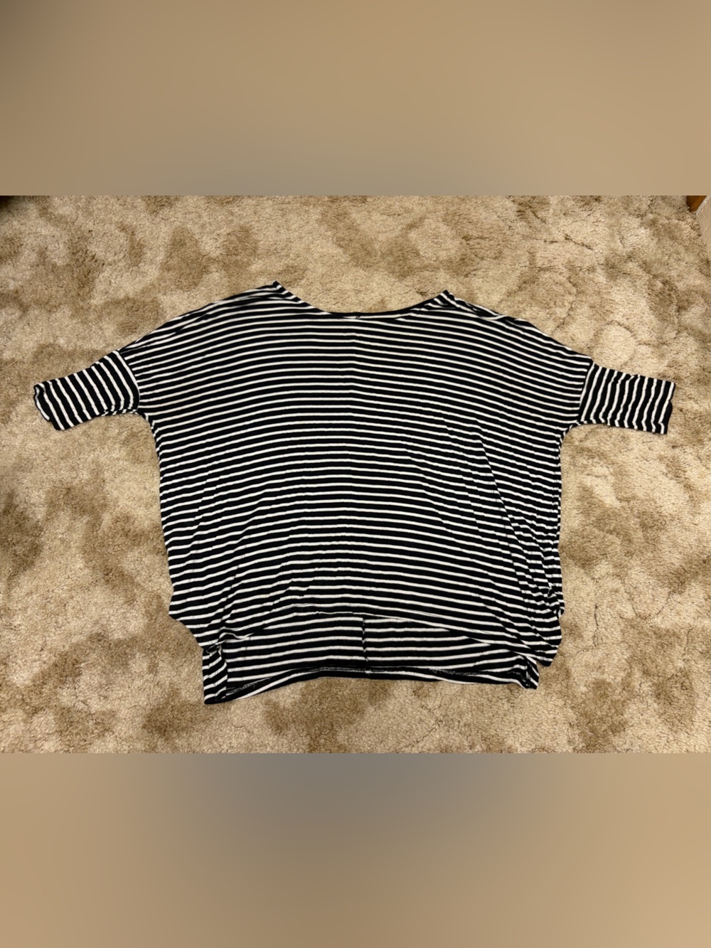 American Eagle Outfitters Black and White Soft And Sexy Tee